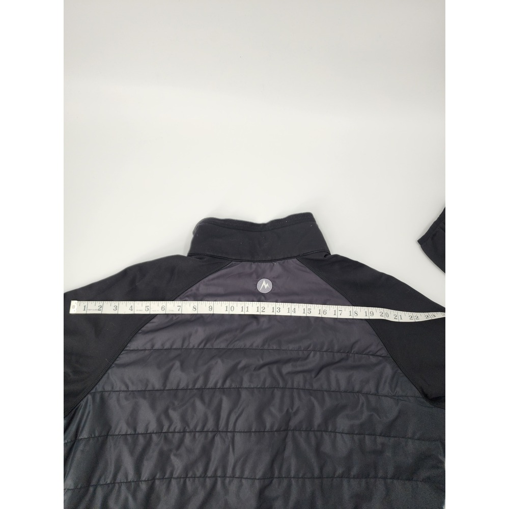 Marmot‎ Mens Hybrid Quilted Insulated Softshell Jacket Black Charcoal Gray Large - Picture 11 of 12